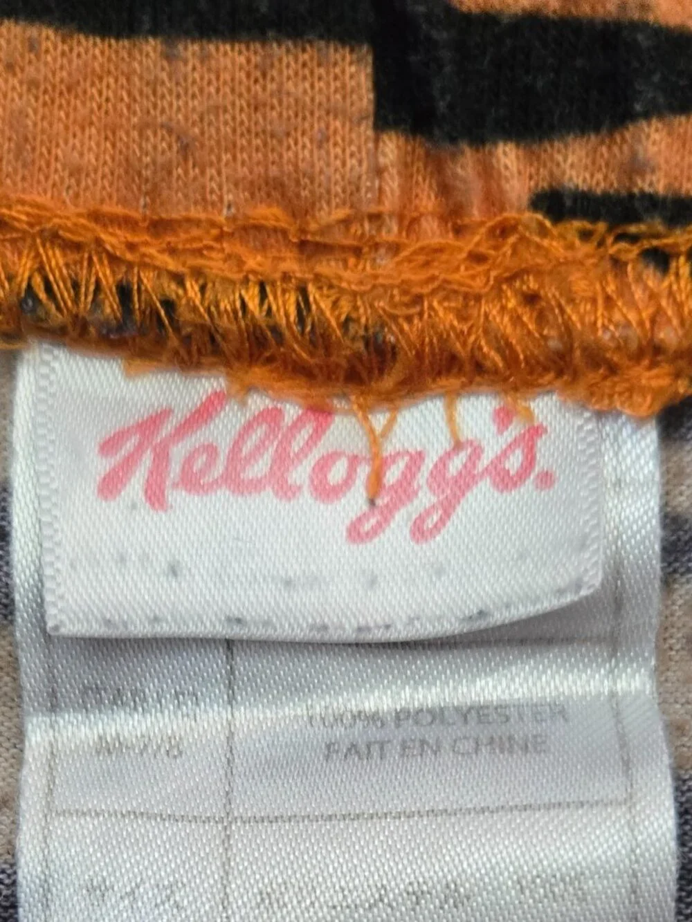 Kellogg's Tony the Tiger Pajama Set - Kids Size 7/8 (Rare/HTF)
